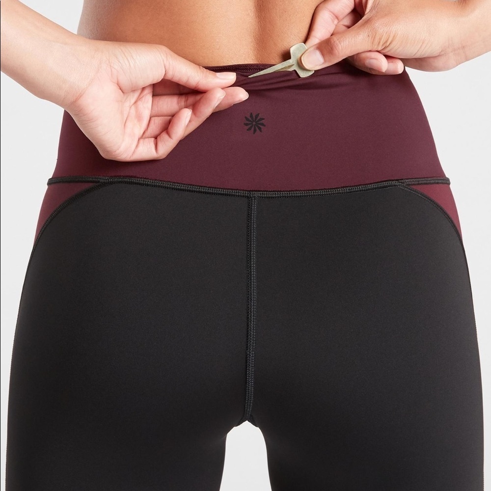 Athleta Crunch colorblock 7/8 Tight